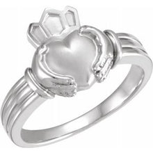Load image into Gallery viewer, Sterling Silver Claddagh Ring
