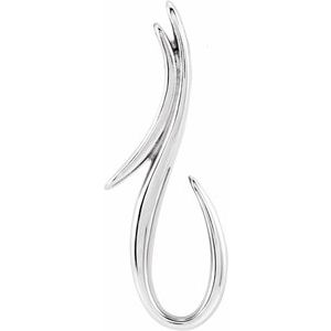 Sterling Silver Freeform 16-18" Necklace