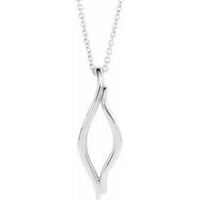 Load image into Gallery viewer, Sterling Silver Freeform 16-18&quot; Necklace
