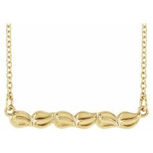 Load image into Gallery viewer, Leaf Bar Necklace or Center  
