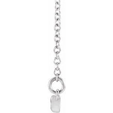 Load image into Gallery viewer, Sterling Silver Leaf Bar 16-18&quot; Necklace
