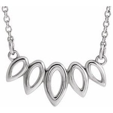 Load image into Gallery viewer, Sterling Silver Leaf 16-18&quot; Necklace
