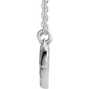 Sterling Silver Leaf 16-18" Necklace
