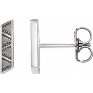 Sterling Silver Geometric Earrings