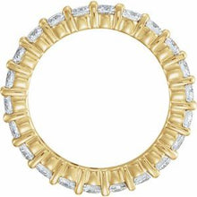 Load image into Gallery viewer, 14K Yellow 1 1/2 CTW Diamond Eternity Band Size 8.5
