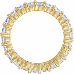 18K Yellow 1 3/4 CTW Diamond Eternity Band Size 7