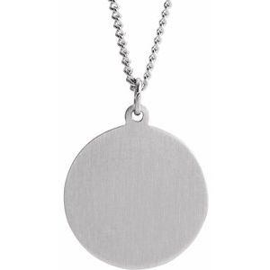 Round Sacred Heart of Jesus Medal