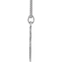 Charger l&#39;image dans la galerie, Sterling Silver 22 mm Confirmation Medal with Cross 24&quot; Necklace
