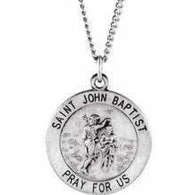 Load image into Gallery viewer, St. John the Baptist Medal Necklace or Pendant  

