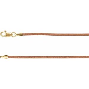 1.5 mm Natural Leather Cord 