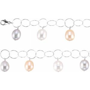 Freshwater Cultured Multi-Colored Pearl Bracelet