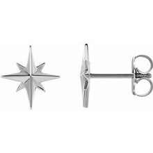 Load image into Gallery viewer, Sterling Silver Star Earrings
