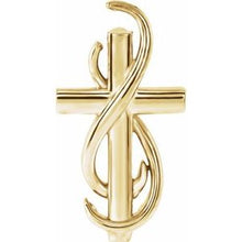 Load image into Gallery viewer, 14K Yellow Cross Pendant

