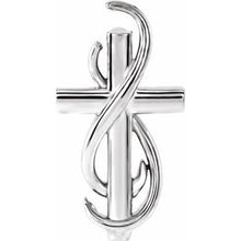 Load image into Gallery viewer, 14K White Cross Pendant
