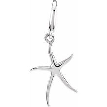 Load image into Gallery viewer, Sterling Silver Gold Fashion Starfish Charm
