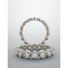 Load image into Gallery viewer, Bezel-Set Eternity Band  
