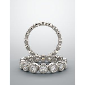 Bezel-Set Eternity Band  
