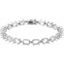 Load image into Gallery viewer, Sterling Silver 7x5 mm Oval Bracelet Link Only
