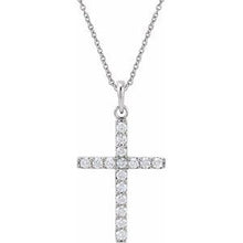 Load image into Gallery viewer, Accented Cross Necklace or Pendant   
