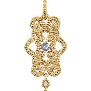 Granulated Necklace or Pendant