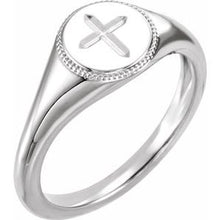 Load image into Gallery viewer, Sterling Silver Cross Ring
