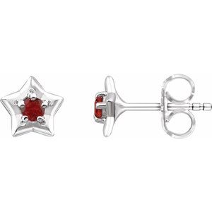 Youth Star Birthstone Earrings  