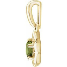 Load image into Gallery viewer, 14K Yellow 3 mm Round August Youth Star Birthstone Pendant
