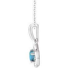 Load image into Gallery viewer, Youth Star Birthstone Necklace or Pendant  
