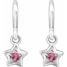Load image into Gallery viewer, Youth Star Birthstone Earrings
