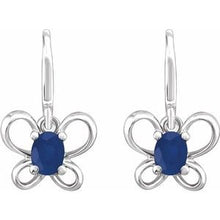 Charger l&#39;image dans la galerie, Youth Butterfly Birthstone Earrings   
