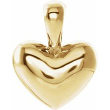 Load image into Gallery viewer, 14K Yellow 10.6x8.3 mm Youth Heart Pendant
