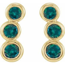 Load image into Gallery viewer, 14K Yellow Alexandrite Ear Climbers
