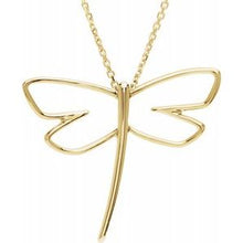 Load image into Gallery viewer, Sterling Silver Dragonfly Pendant
