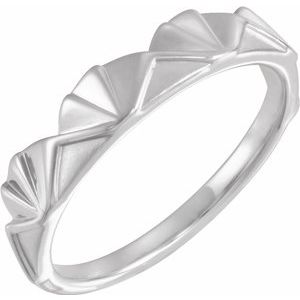 Sterling Silver Stackable Crown Ring