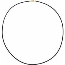 Charger l&#39;image dans la galerie, 2 mm Black Leather Cord  
