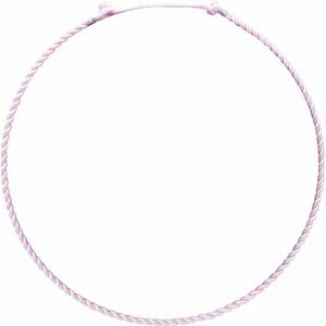 3 mm Lilac Satin Twisted Necklace