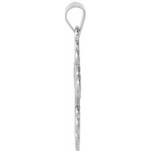 Load image into Gallery viewer, Sterling Silver 19x13 mm St. Olga Orthodox Cross Pendant
