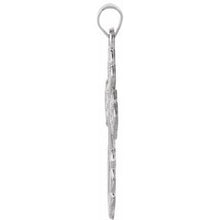 Load image into Gallery viewer, Sterling Silver 26x17 mm St. Olga Orthodox Cross Pendant

