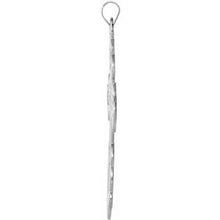 Load image into Gallery viewer, Sterling Silver 40x26 mm St. Olga Orthodox Cross Pendant
