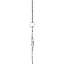 Load image into Gallery viewer, Sterling Silver 26x17 mm St. Olga Orthodox Cross Pendant
