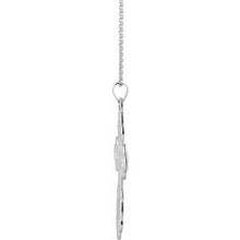 Load image into Gallery viewer, Sterling Silver 32x21 mm St. Olga Orthodox Cross Pendant
