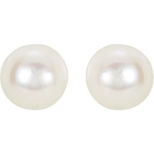 Akoya Cultured Pearl Stud Earrings