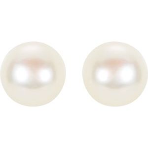 Panache¬Æ Freshwater Cultured Pearl Stud Earrings