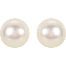 Load image into Gallery viewer, Freshwater Cultured Pearl Stud Earrings
