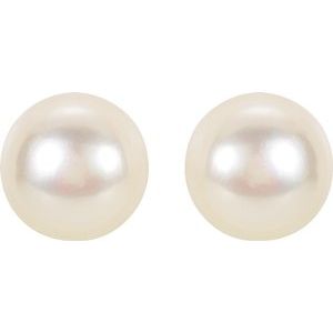 Freshwater Cultured Pearl Stud Earrings