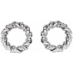 Circle Rope Earrings  