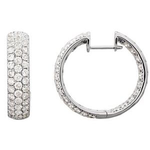 Inside-Outside Hinged Hoop Earrings