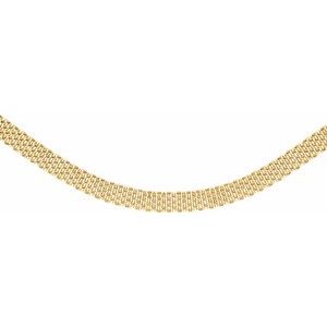 14K Yellow 10.25 mm Panther 17" Chain