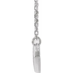 Sterling Silver Evil Eye 16" Necklace