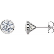 Load image into Gallery viewer, 14K White 5/8 CTW Diamond Cocktail-Style Earrings
